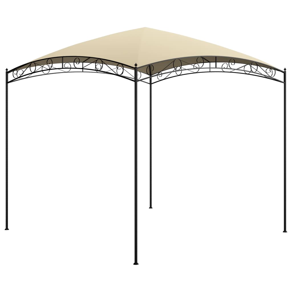 vidaXL Altánok 3x3x2,65 m krémový 180 g/m²