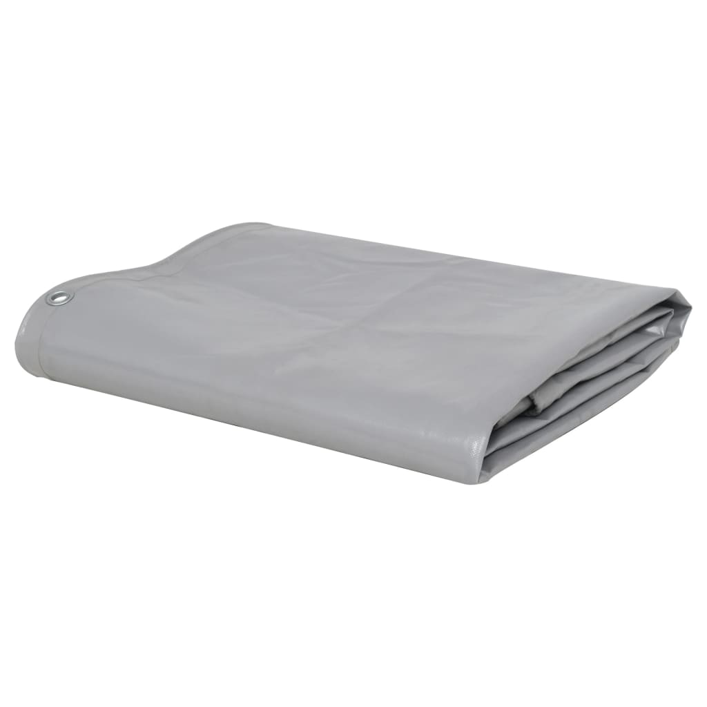 vidaXL Celta 650 g/m², 4x4 m, sivá