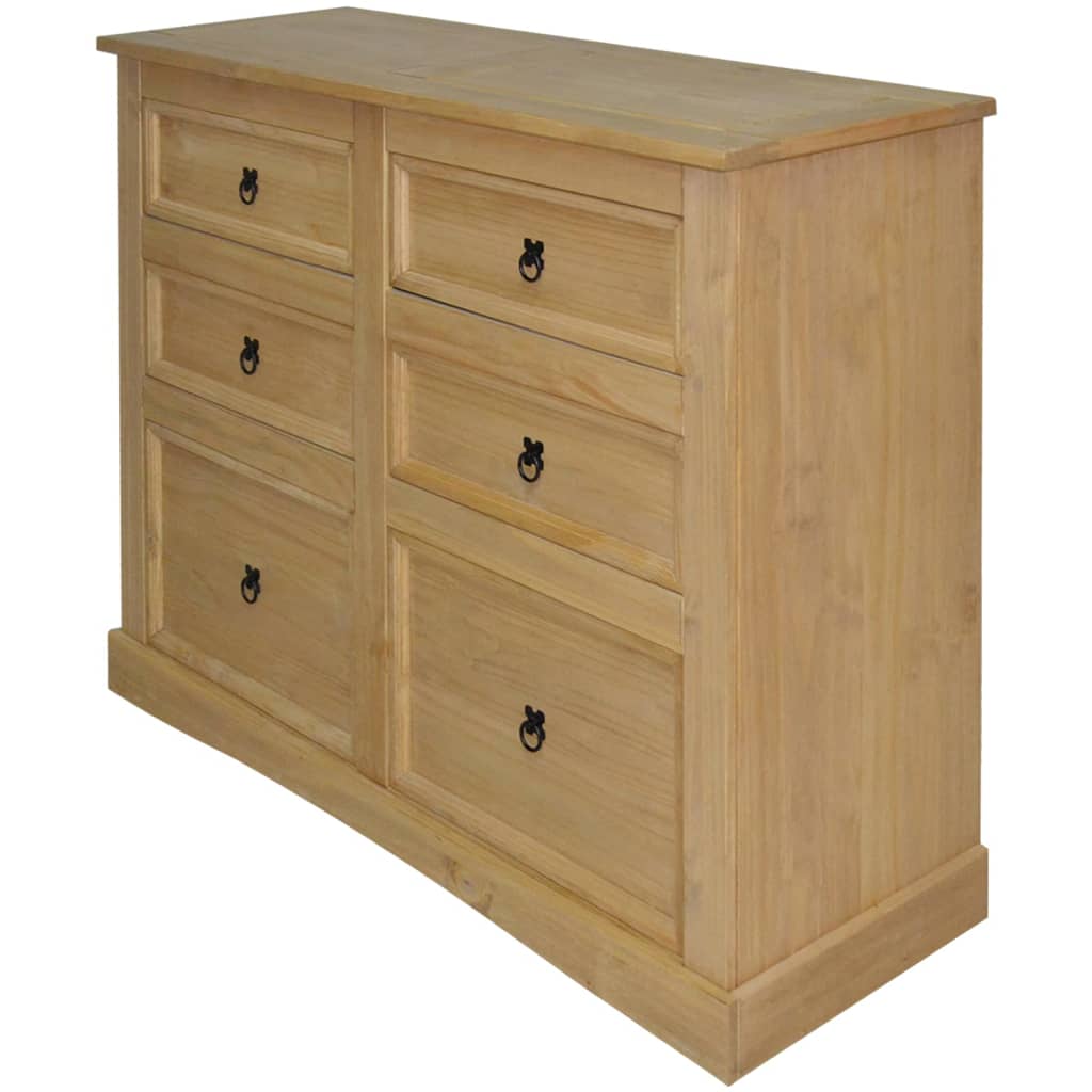 vidaXL Komoda mexická borovica Corona Range 110x43x81 cm