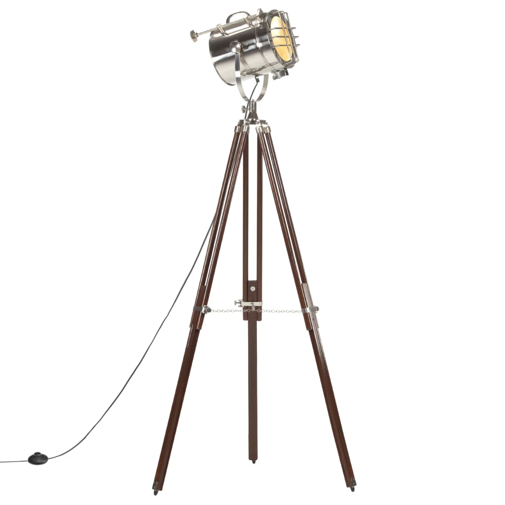 vidaXL Lampa na statíve 180 cm mangovníkový masív