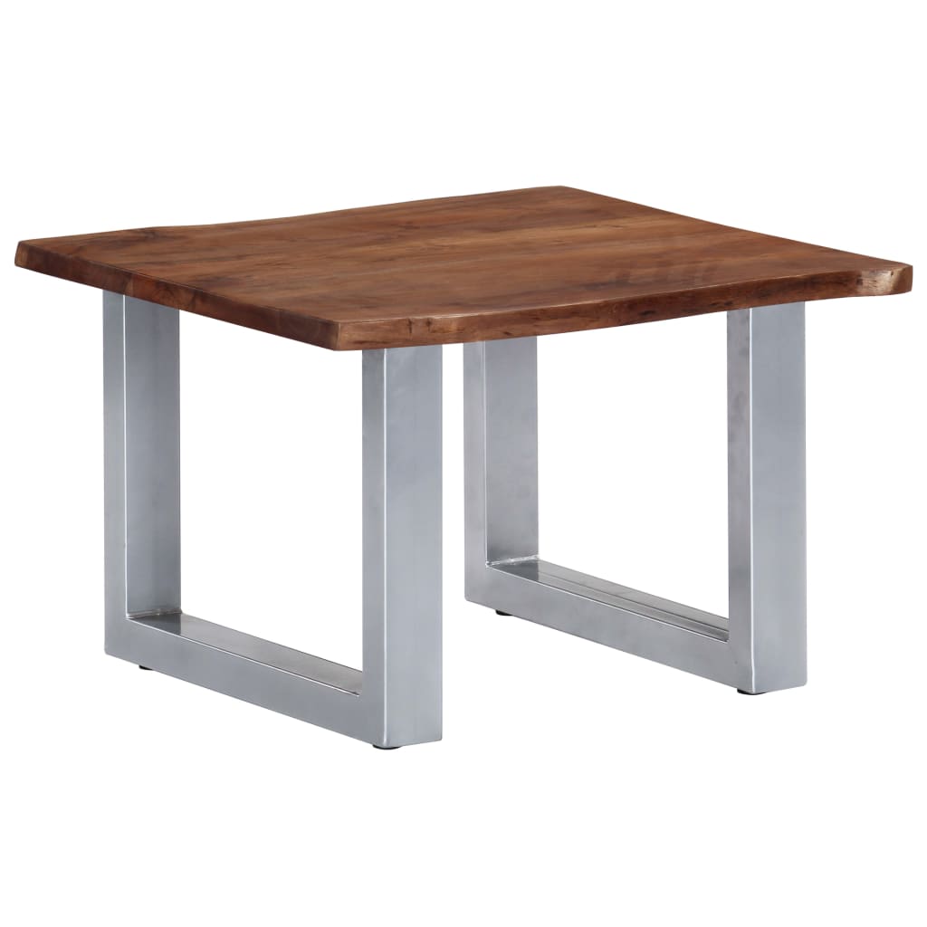 vidaXL Konferenčný stolík, nepravidelné hrany 60x60x40 cm, akácia