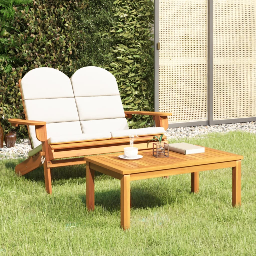 vidaXL 2-dielna záhradná sedacia súprava Adirondack akáciový masív