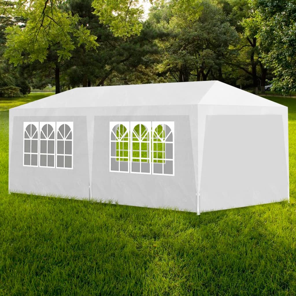 vidaXL Párty stan 3x6 m, biely