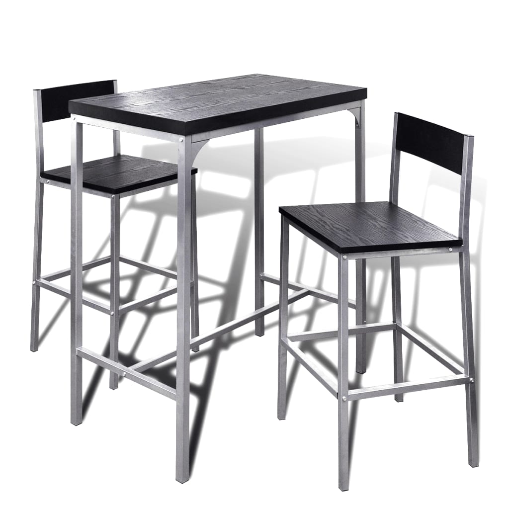 vidaXL Raňajkový set - barový stôl a stoličky