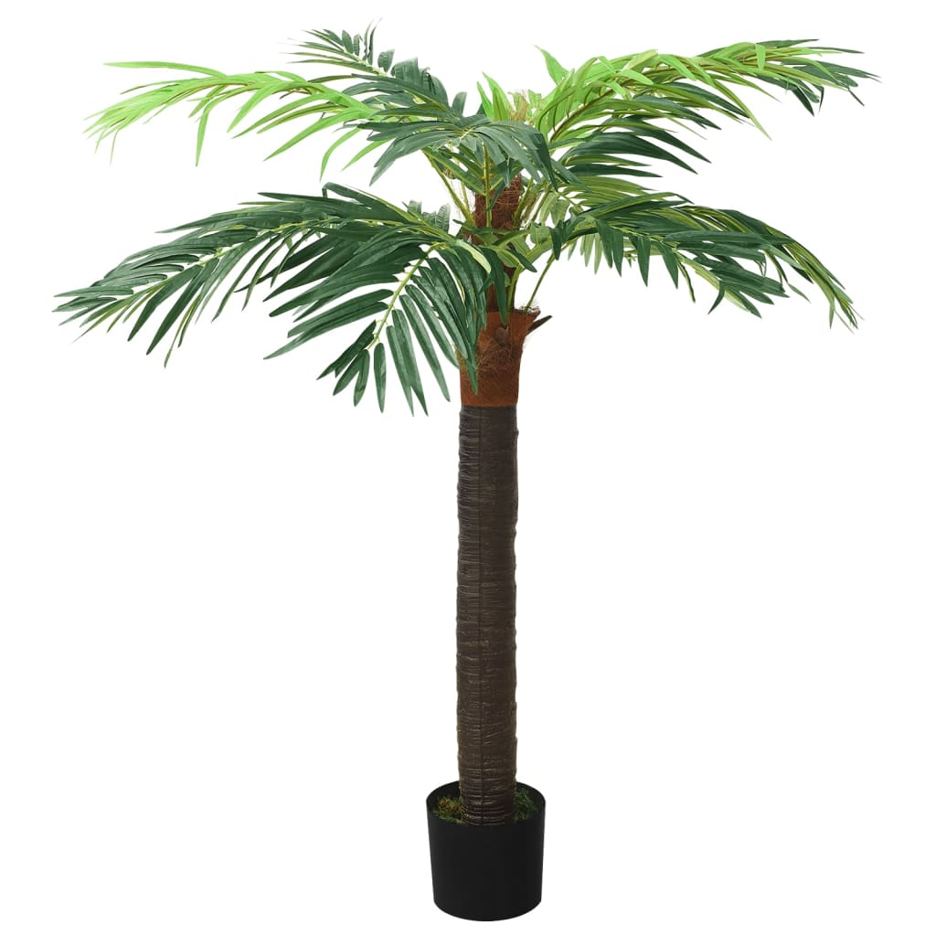vidaXL Umelá palma Phoenix s kvetináčom 190 cm zelená