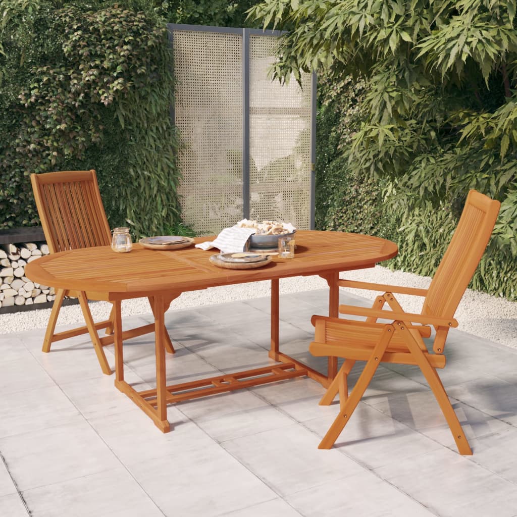 vidaXL Záhradný stôl 200x100x75 cm masívne eukalyptové drevo