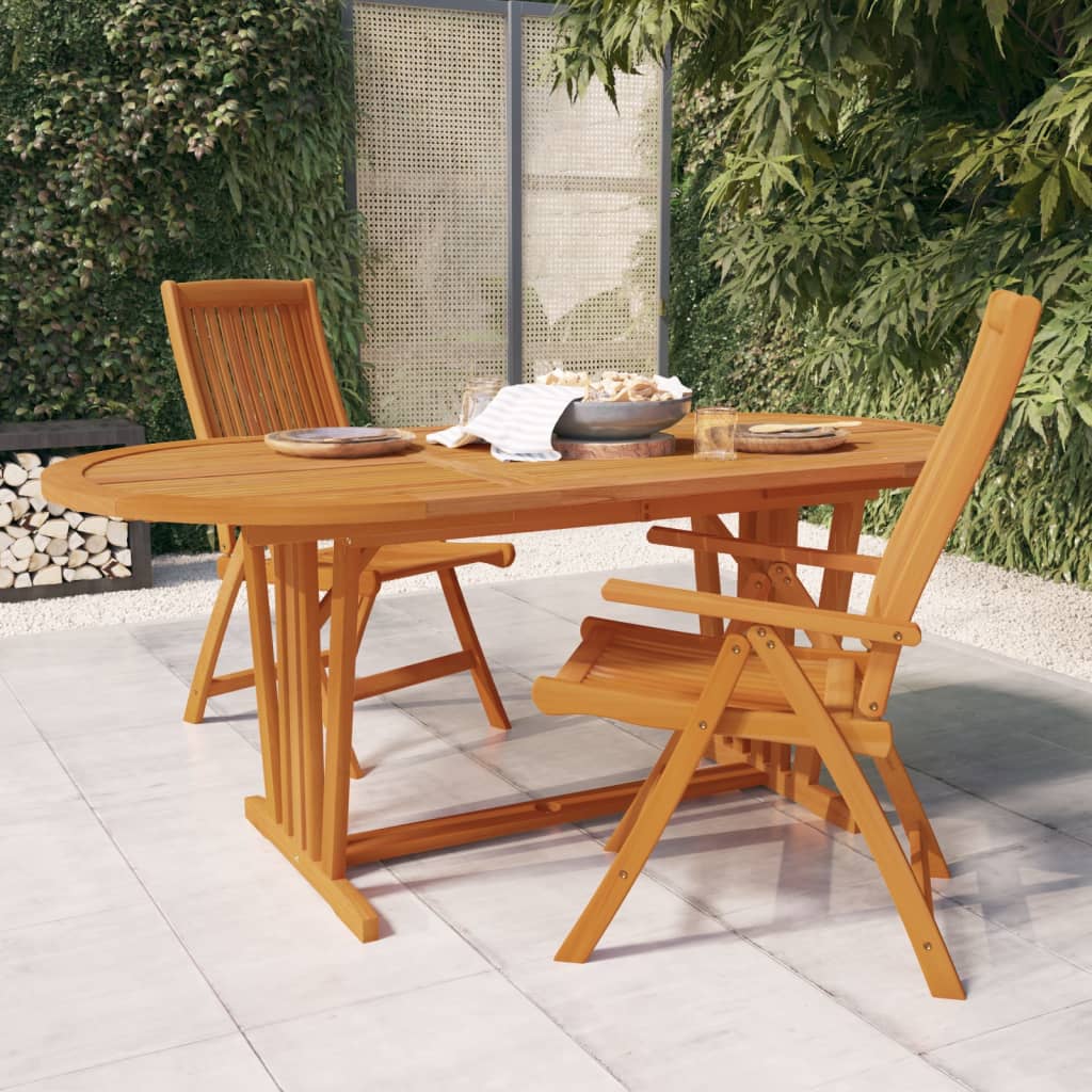 vidaXL Záhradný stôl 200x100x75 cm masívne eukalyptové drevo