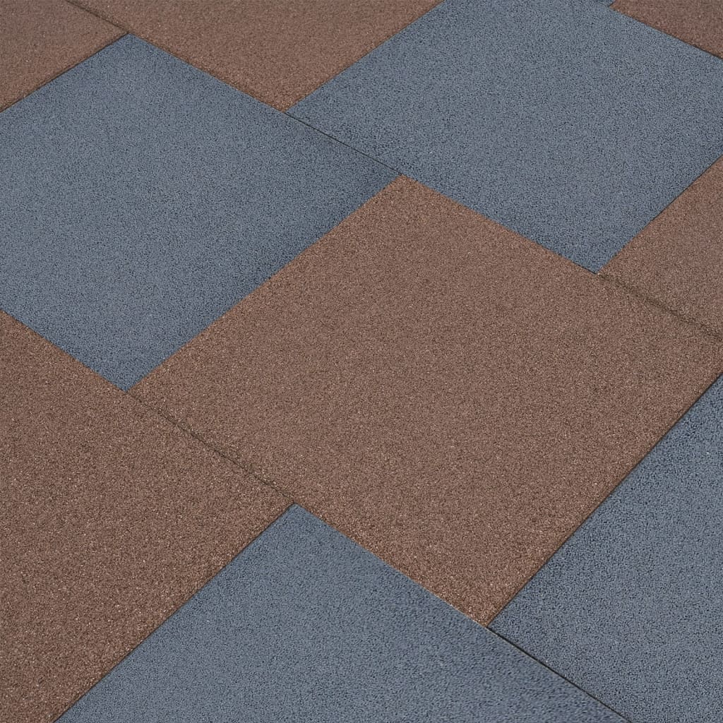 vidaXL Protipádové dlaždice 24 ks sivé 50x50x3 cm gumené