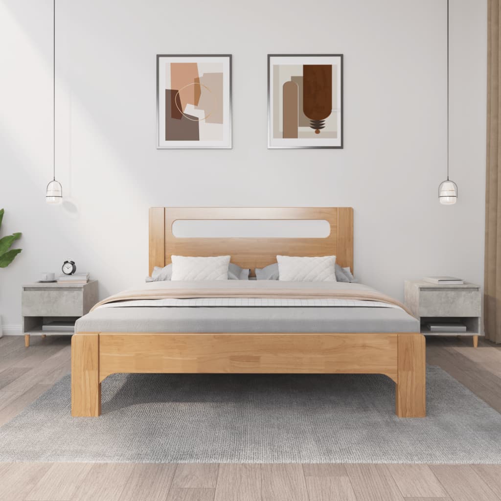 vidaXL Nočné stolíky 2 ks betónovosivé 50x46x50 spracované drevo