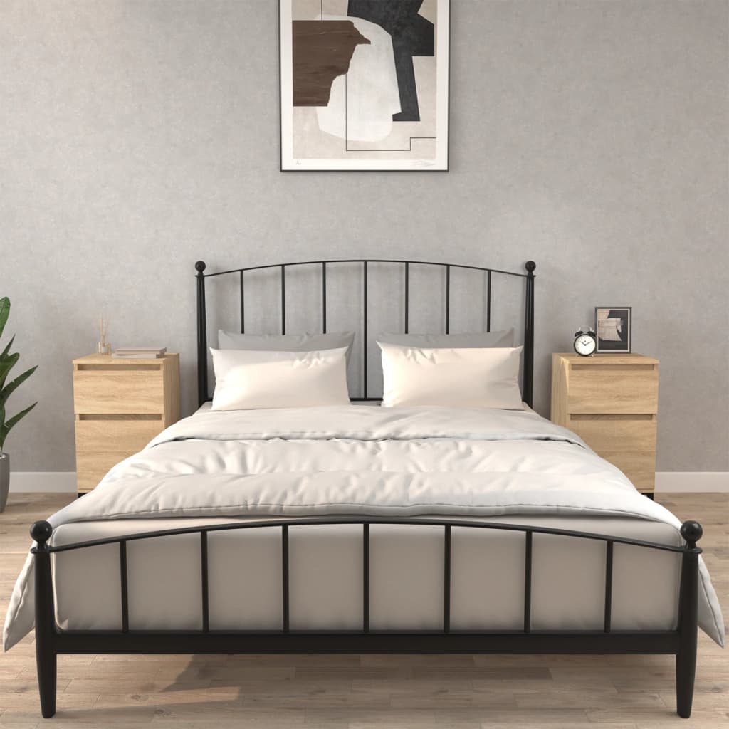 vidaXL Nočné stolíky 2 ks dub sonoma 40x35x70 cm