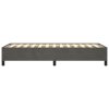 vidaXL Posteľný rám tmavosivý 90x190 cm zamat