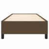 vidaXL Posteľný rám tmavohnedý 90x200 cm látka