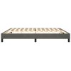 vidaXL Posteľný rám na boxspring tmavosivý 200x200 cm zamat