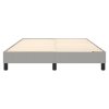 vidaXL Posteľný rám na boxspring bledosivý 140x190 cm látka