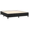 vidaXL Rám na boxspring posteľ čierny 160x200 cm zamat