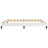 vidaXL Rám na boxspring posteľ, biely 200x200 cm, umelá koža