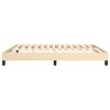 vidaXL Rám na boxspring posteľ krémový 180x200 cm látka