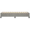vidaXL Posteľný rám na boxspring bledosivý 80x200 cm, zamat