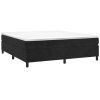vidaXL Rám na boxspring posteľ čierny 180x200 cm zamat
