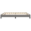vidaXL Rám na boxspring posteľ tmavosivý 200x200 cm látka