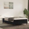 vidaXL Posteľný rám boxspring s matracom čierny 120x200 cm zamat
