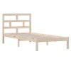 vidaXL Posteľná rám borovicový masív 100x200 cm