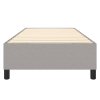 vidaXL Rám na boxspring posteľ bledosivý 90x200 cm látka