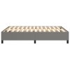 vidaXL Rám na boxspring posteľ tmavosivý 140x200 cm látka