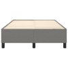 vidaXL Rám na boxspring posteľ tmavosivý 120x200 cm látka
