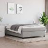 vidaXL Posteľný rám na boxspring bledosivý 140x190 cm látka
