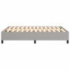 vidaXL Posteľný rám na boxspring bledosivý 140x200 cm látka