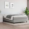 vidaXL Posteľný rám na boxspring bledosivý 140x200 cm látka