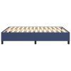 vidaXL Rám na boxspring posteľ modrý 140x200 cm látka