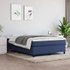 vidaXL Rám na boxspring posteľ modrý 140x200 cm látka