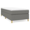 vidaXL Rám na boxspring posteľ tmavosivý 90x190 cm látka