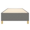 vidaXL Rám na boxspring posteľ tmavosivý 90x190 cm látka