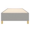 vidaXL Posteľný rám na boxspring bledosivý 80x200 cm látka