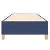 vidaXL Rám na boxspring posteľ modrý 90x200 cm látka