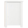 vidaXL Nočné stolíky 2 ks biele 40x35x49 cm masívne borovicové drevo