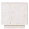 vidaXL Nočné stolíky 2 ks biele 40x34x35 cm masívne borovicové drevo