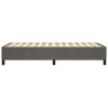 vidaXL Posteľný rám na boxspring tmavosivý 90x190 cm zamat