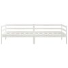 vidaXL Denná posteľ biela borovicový masív 90x200 cm