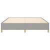 vidaXL Rám na boxspring posteľ bledosivý 180x200 cm látka