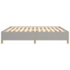 vidaXL Rám na boxspring posteľ bledosivý 180x200 cm látka