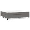 vidaXL Rám na boxspring posteľ tmavosivý 200x200 cm látka