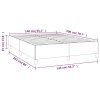 vidaXL Posteľný rám boxspring s matracom čierny 140x200 cm látka