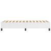 vidaXL Rám na boxspring posteľ, biely 90x200 cm, umelá koža