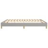 vidaXL Rám na boxspring posteľ bledosivý 160x200 cm látka