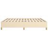 vidaXL Rám na boxspring posteľ krémový 180x200 cm látka