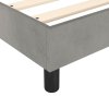vidaXL Posteľný rám na boxspring bledosivý 180x200 cm zamat